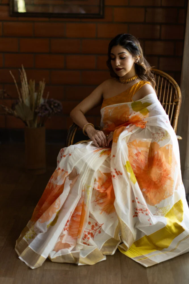 Orange Dried Flowers