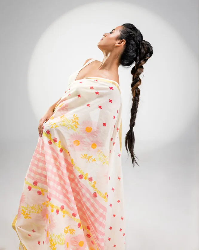 Pink Checks & Vintage Prints