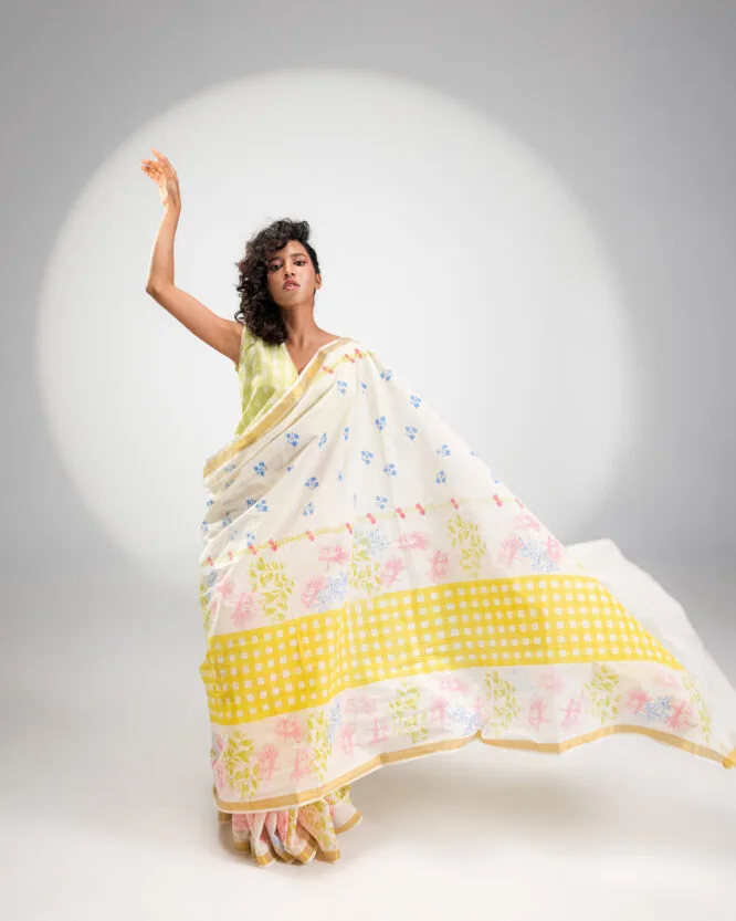 Yellow Checks & Vintage Prints - Image 4
