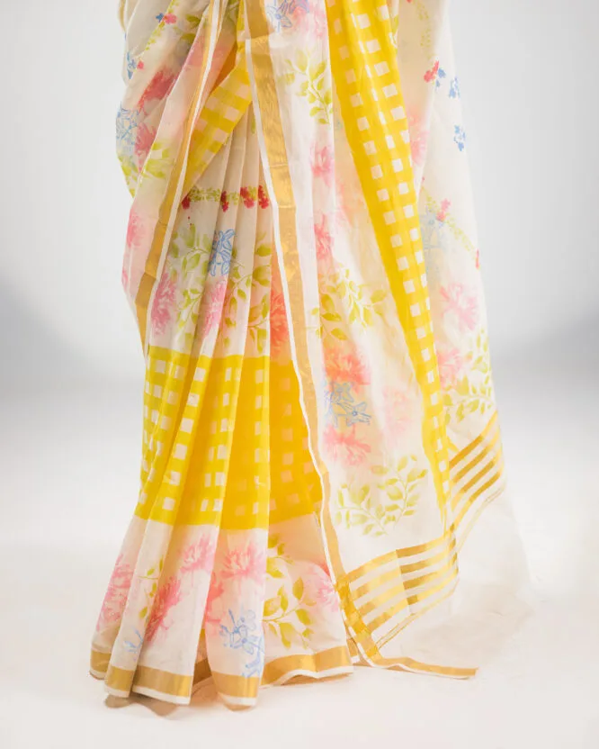 Yellow Checks & Vintage Prints - Image 5